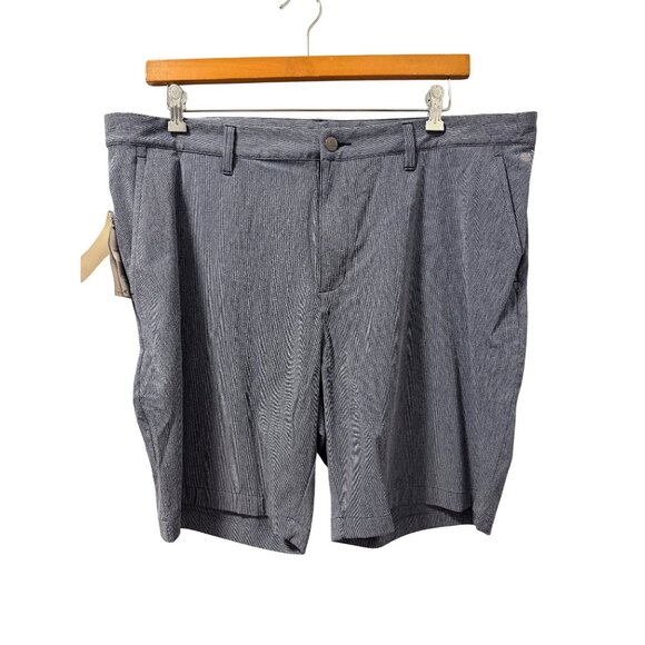 Adidas Mens Crosshatch Golf Shorts 40 Collegiate Navy/White Shorts. NWT - Picture 9 of 11